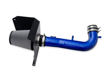 HPS Performance Air Intake Kit with Heat Shield Blue 827-603BL
