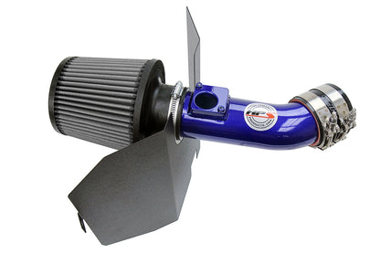 HPS Performance Air Intake Kit with Heat Shield Blue 827-606BL