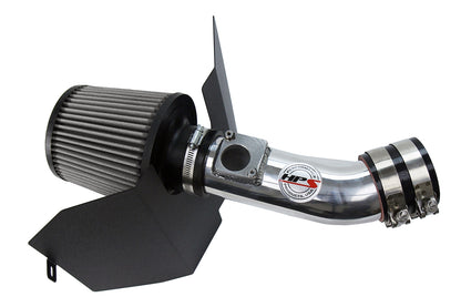 HPS Performance Air Intake Kit with Heat Shield Polished 827-606P