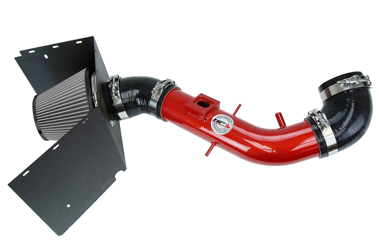 HPS Performance Air Intake Kit with Heat Shield Red 827-618R