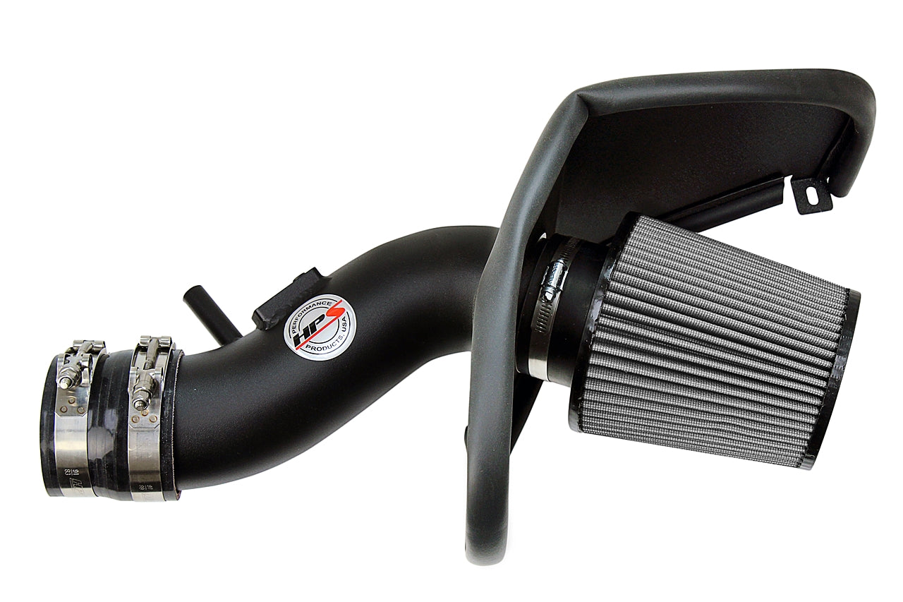 HPS Performance Air Intake Kit with Heat Shield Black 827-621WB