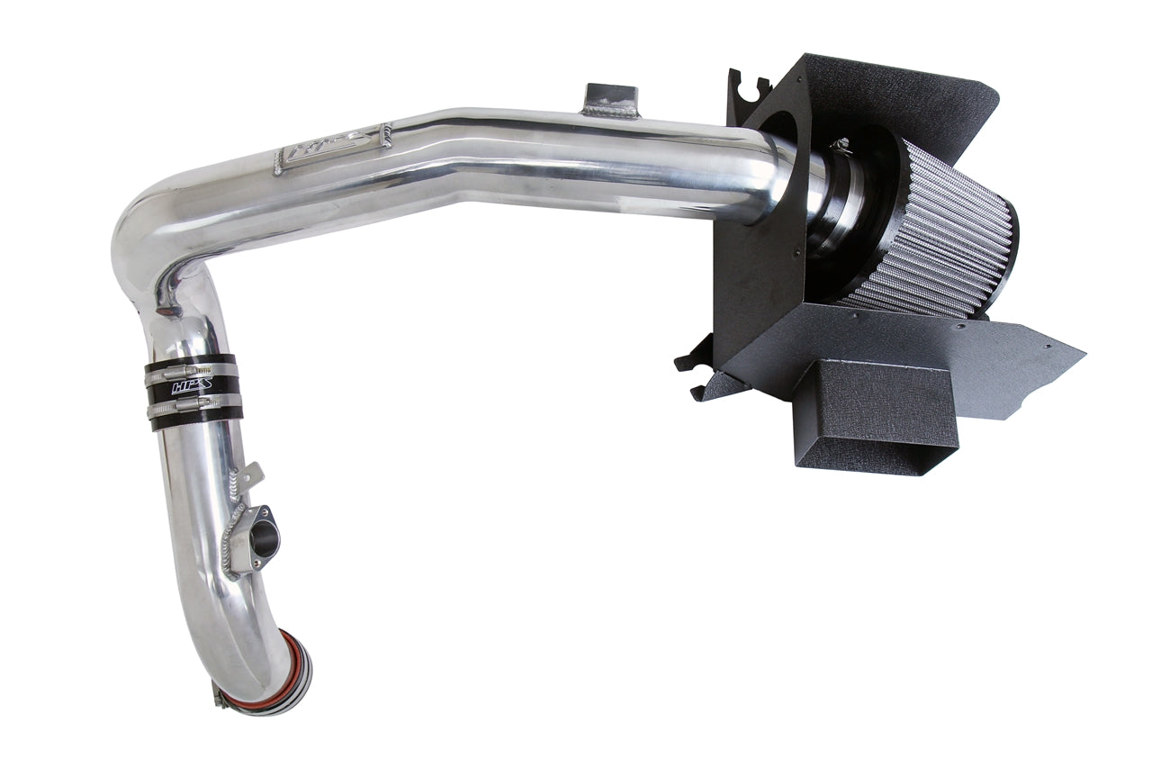 HPS Performance Air Intake Kit with Heat Shield Polished 827-628P