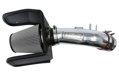 HPS Performance Air Intake Kit with Heat Shield Polished 827-635P