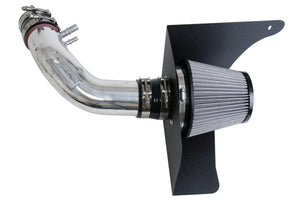 HPS Performance Air Intake Kit with Heat Shield Polished 827-638P