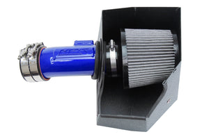 HPS Performance Air Intake Kit with Heat Shield Blue 827-656BL