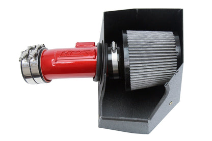 HPS Performance Air Intake Kit with Heat Shield Red 827-656R