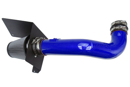 HPS Performance Air Intake Kit with Heat Shield Blue 827-667BL