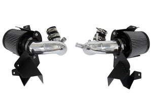 HPS Performance Air Intake Kit with Heat Shield Polished 827-672P