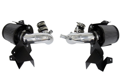 HPS Performance Air Intake Kit with Heat Shield Polished 827-672P