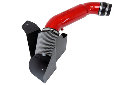 HPS Performance Air Intake Kit with Heat Shield Red 827-676R
