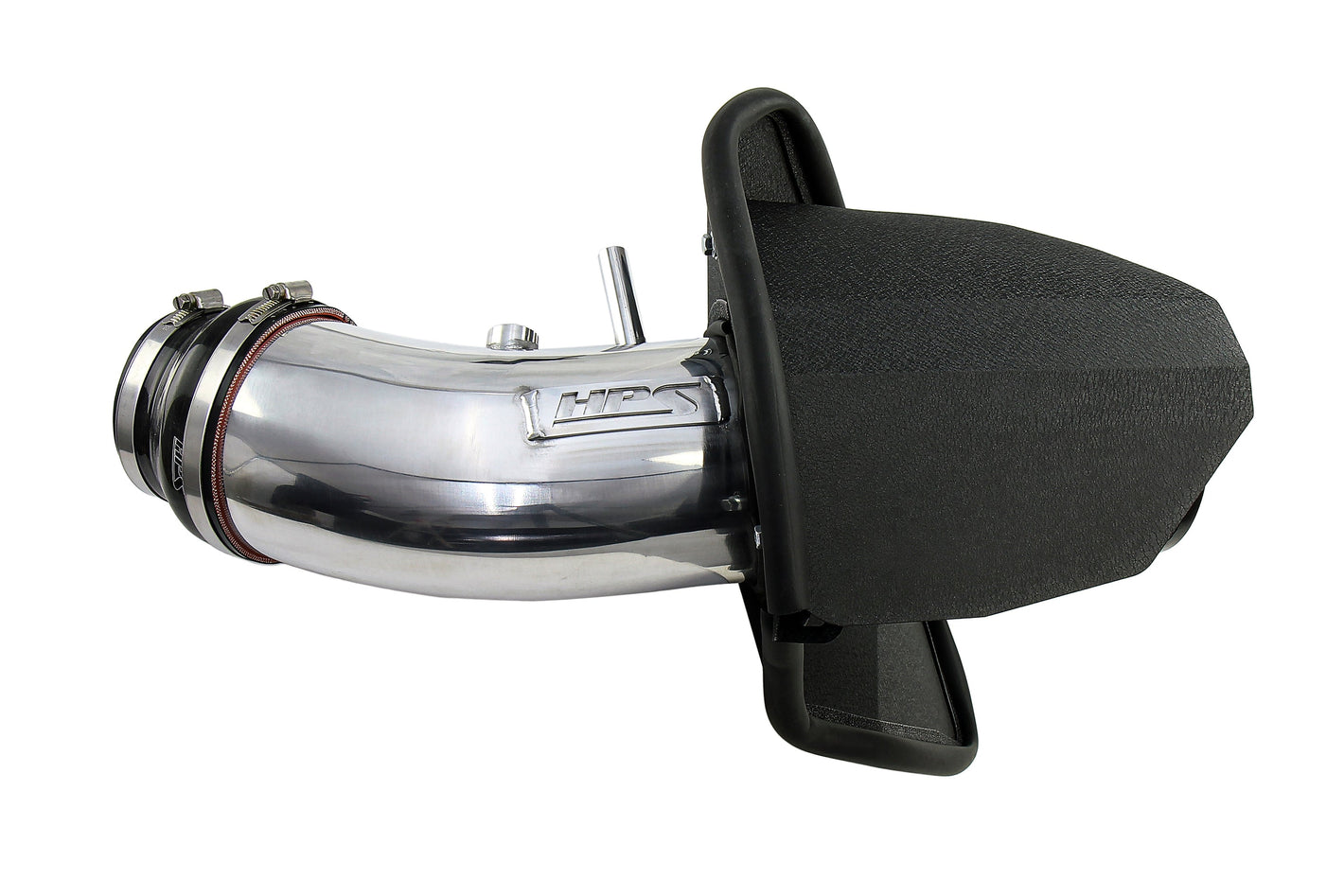 HPS Performance Air Intake Kit with Heat Shield Polished 827-681P