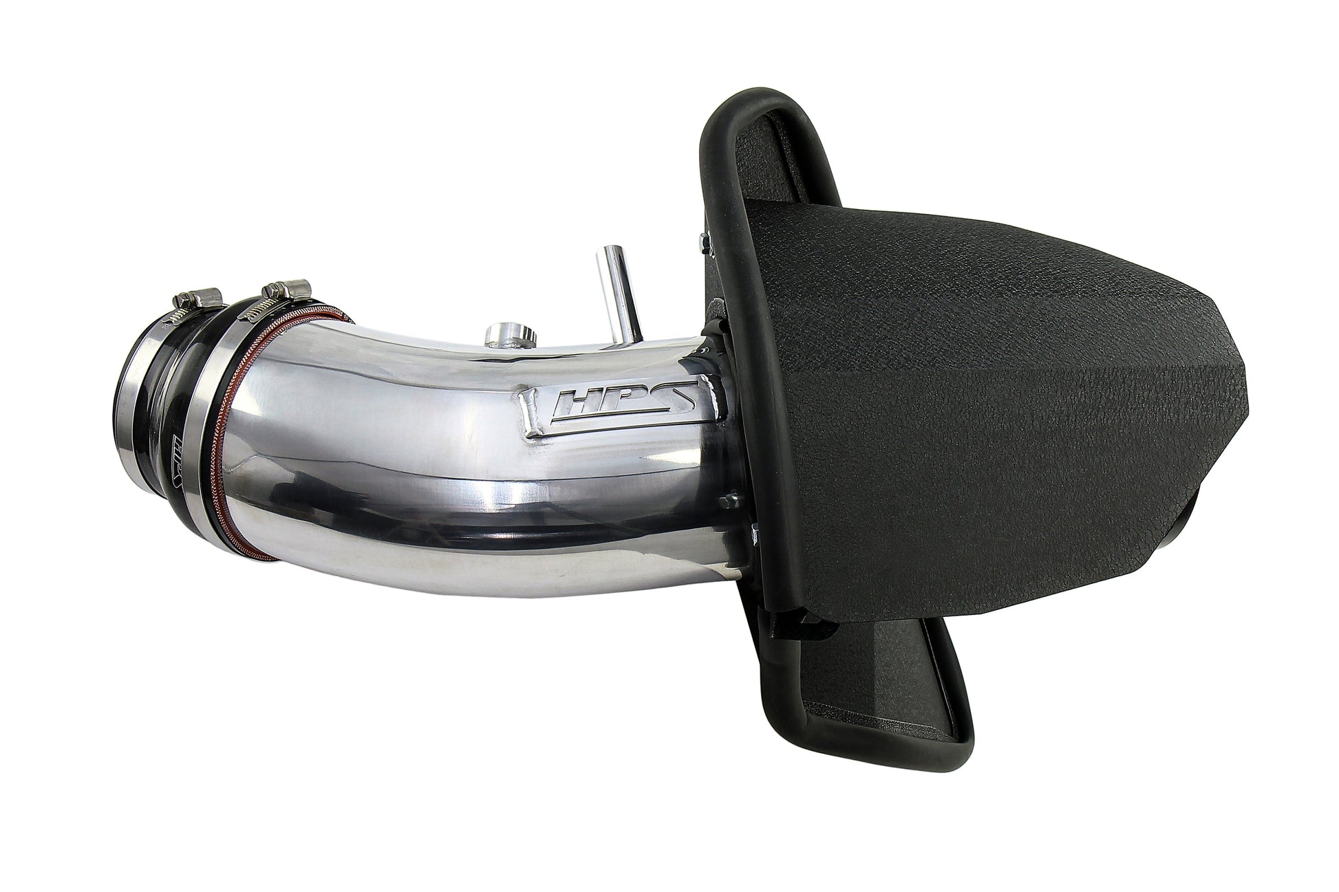 HPS Performance Air Intake Kit with Heat Shield Polished 827-681P