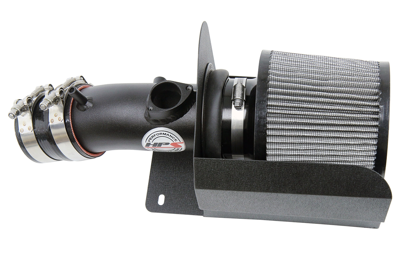 HPS Performance Air Intake Kit with Heat Shield Black 827-686WB