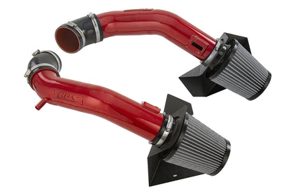 HPS Performance Air Intake Kit with Heat Shield Red 827-688R