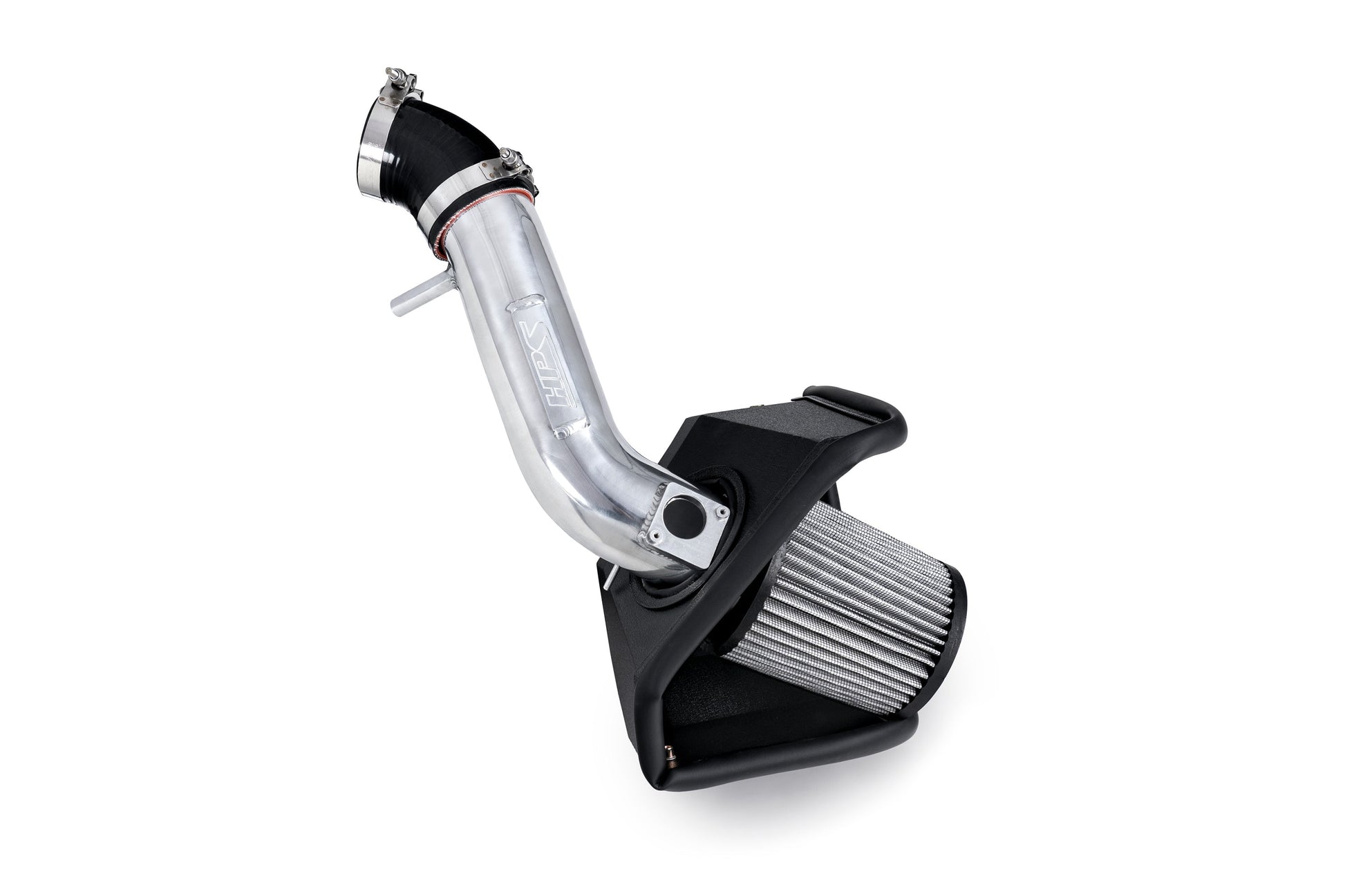 HPS Performance Air Intake Kit with Heat Shield Polished 827-692P