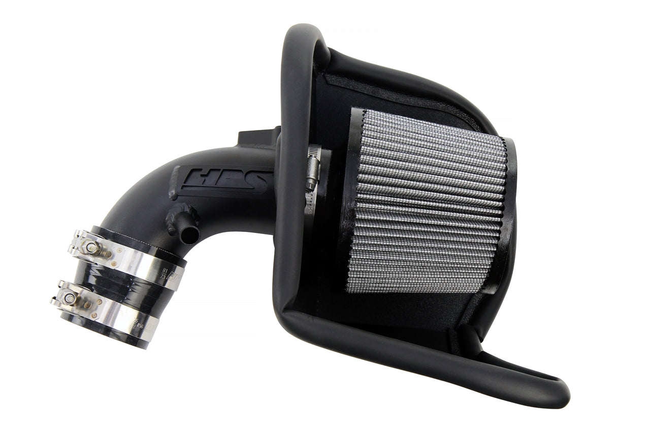 HPS Performance Air Intake Kit with Heat Shield Black 827-700WB