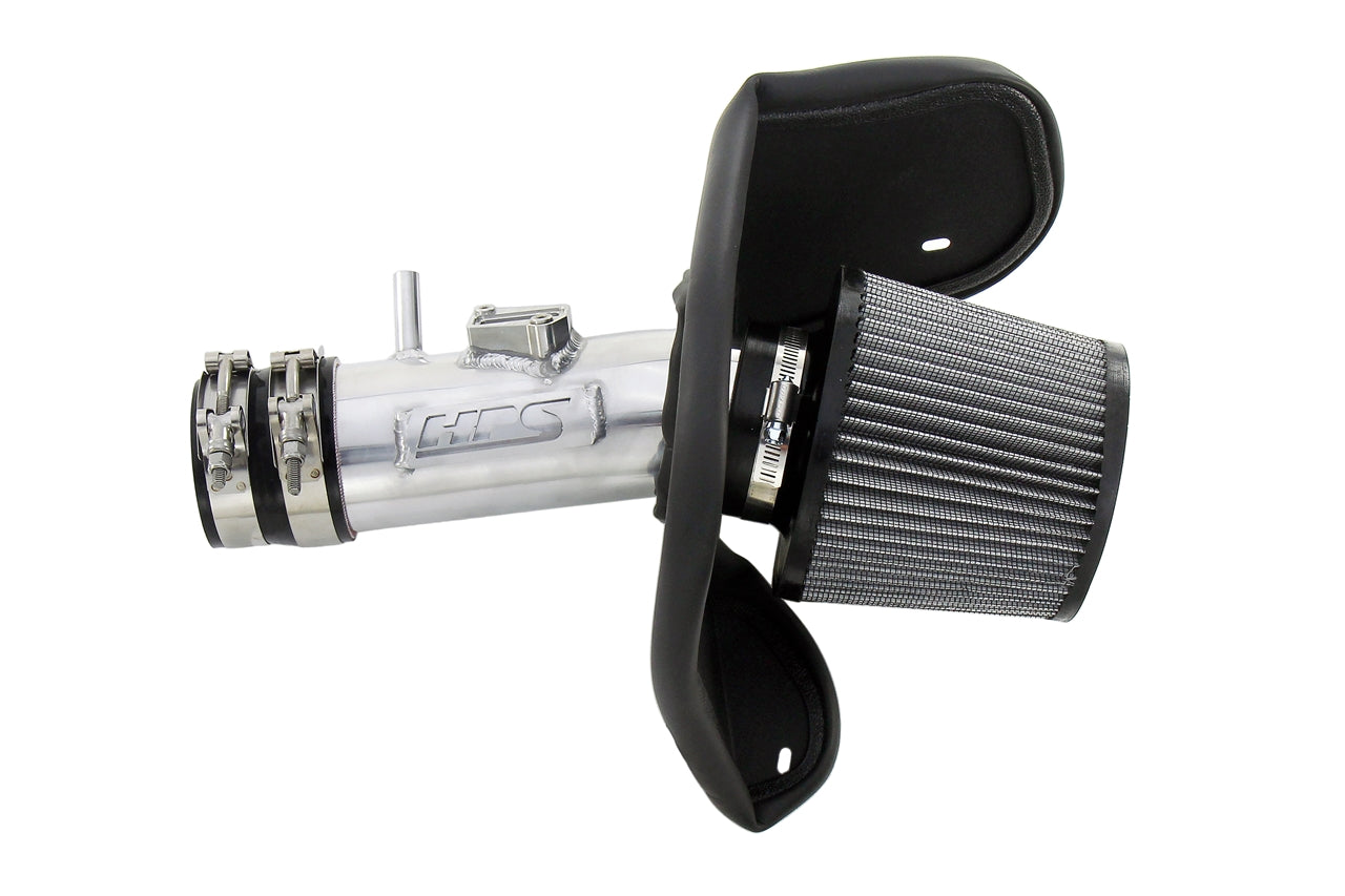 HPS Performance Air Intake Kit with Heat Shield Polished 827-701P