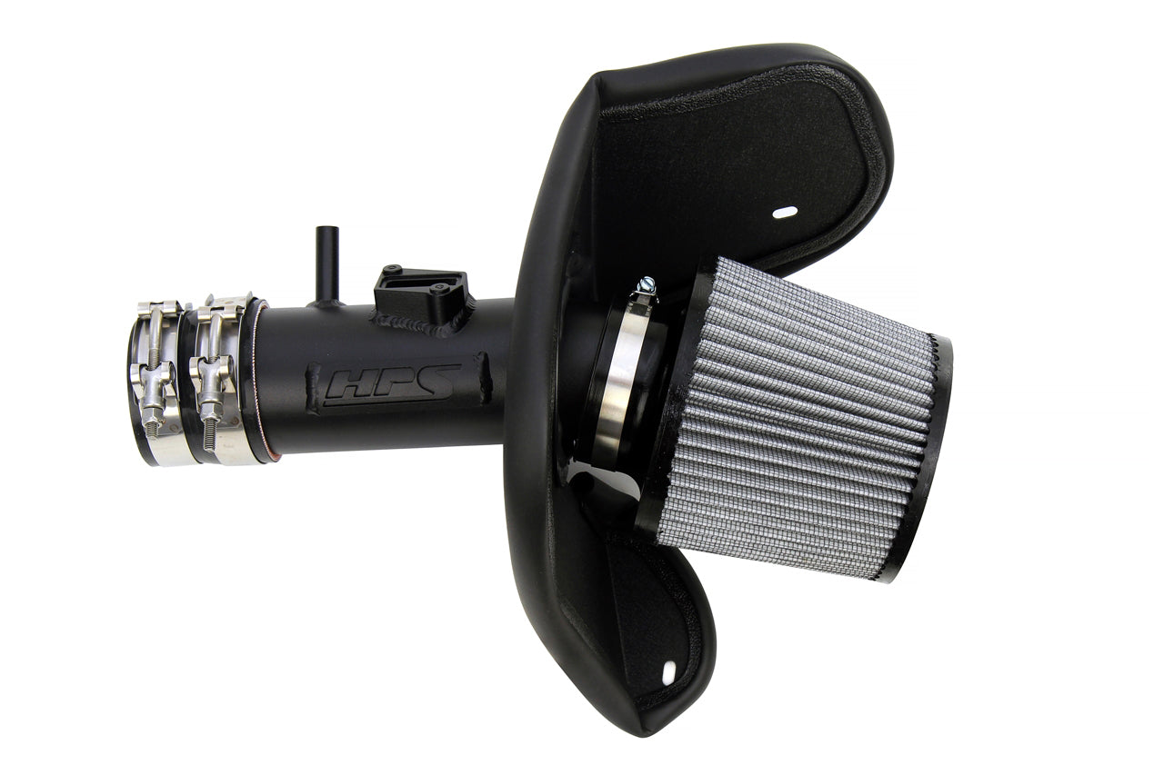 HPS Performance Air Intake Kit with Heat Shield Black 827-701WB