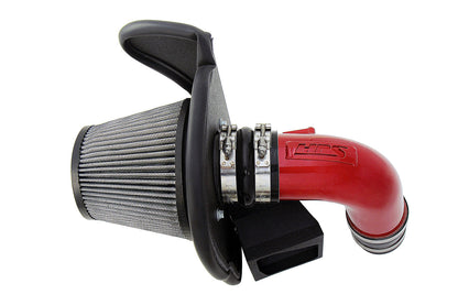 HPS Performance Air Intake Kit with Heat Shield Red 827-702R