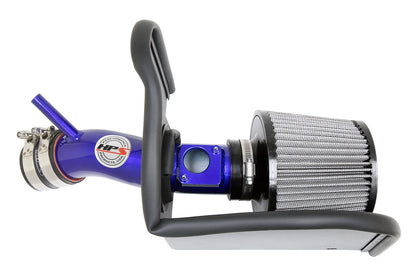 HPS Performance Air Intake Kit with Heat Shield Blue 827-708BL
