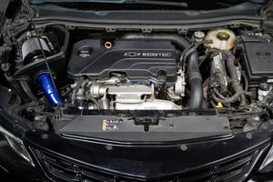 HPS Performance Air Intake Kit with Heat Shield, Blue, 827-709BL