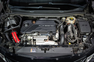 HPS Performance Air Intake Kit with Heat Shield, Red, 827-709R