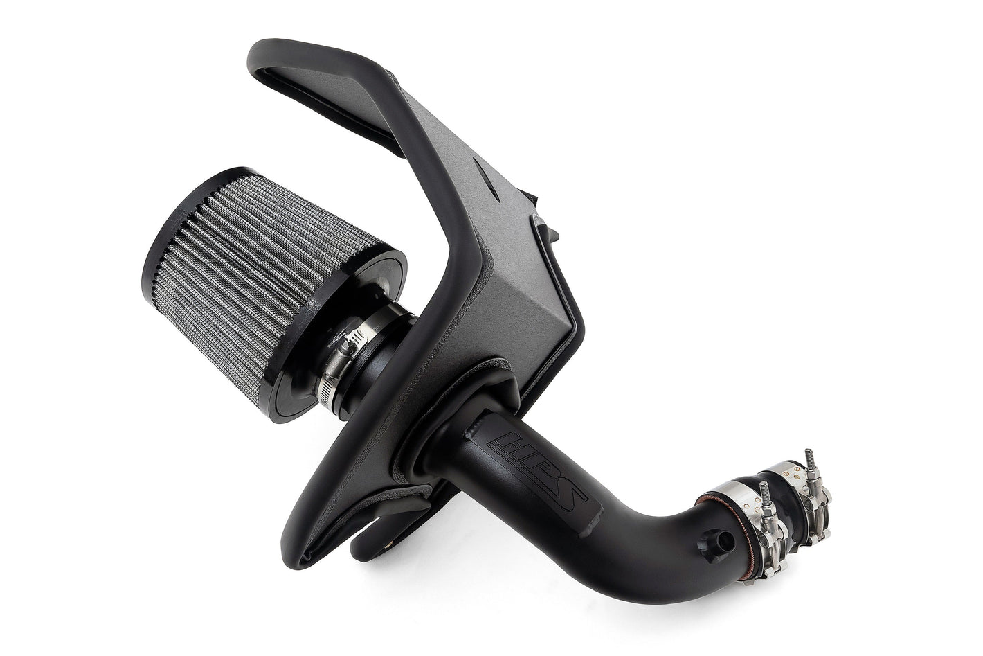 HPS Performance Air Intake Kit with Heat Shield Black 827-709WB