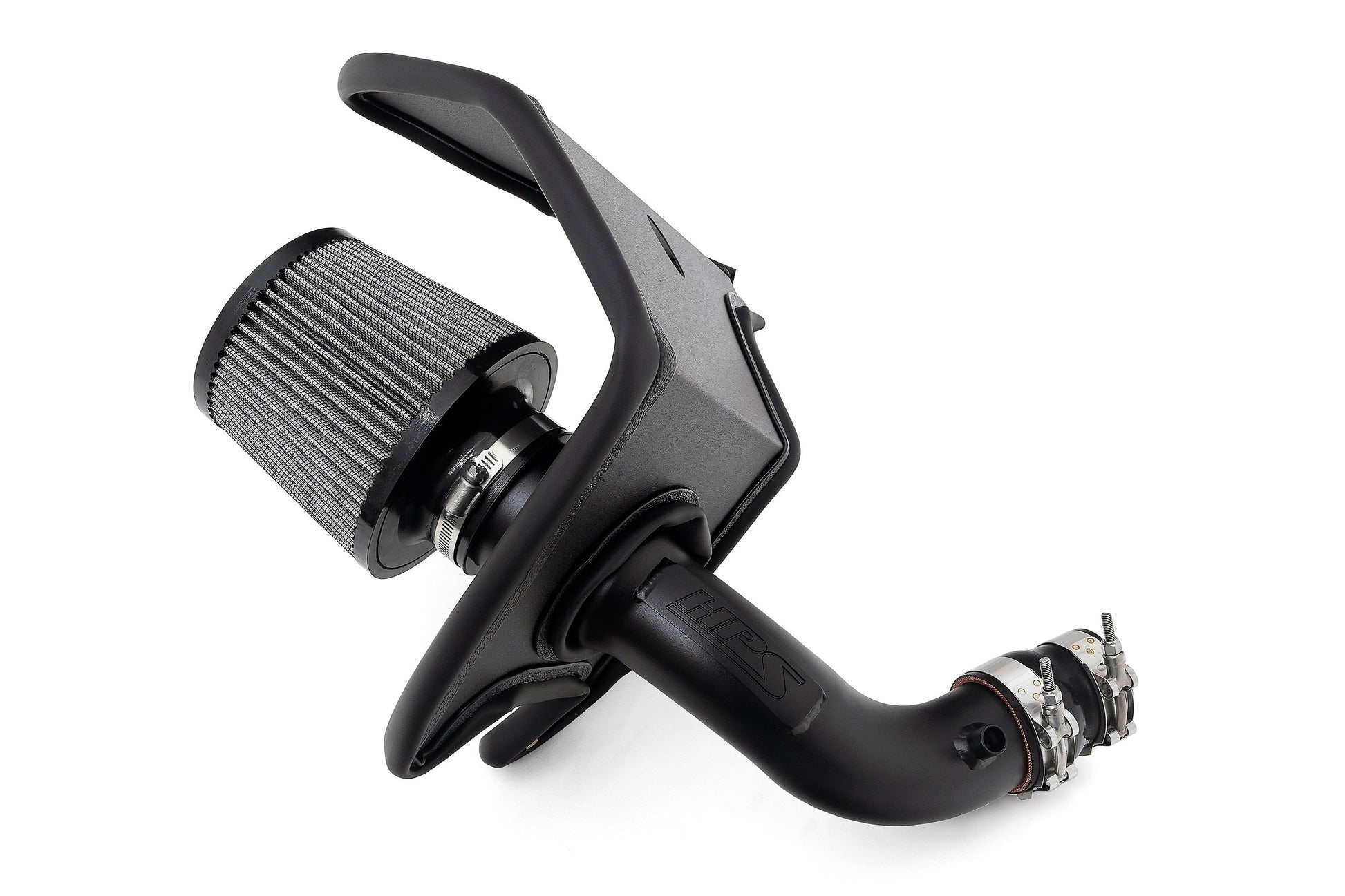 HPS Performance Air Intake Kit with Heat Shield Black 827-709WB