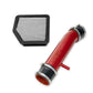 HPS Performance Air Intake Tube with Drop in Air Filter, Red, 827-710R