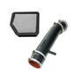 HPS Performance Air Intake Tube with Drop in Air Filter, Black, 827-710WB