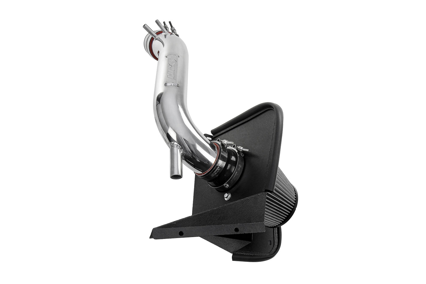 HPS Performance Air Intake Kit with Heat Shield Polished 827-713P