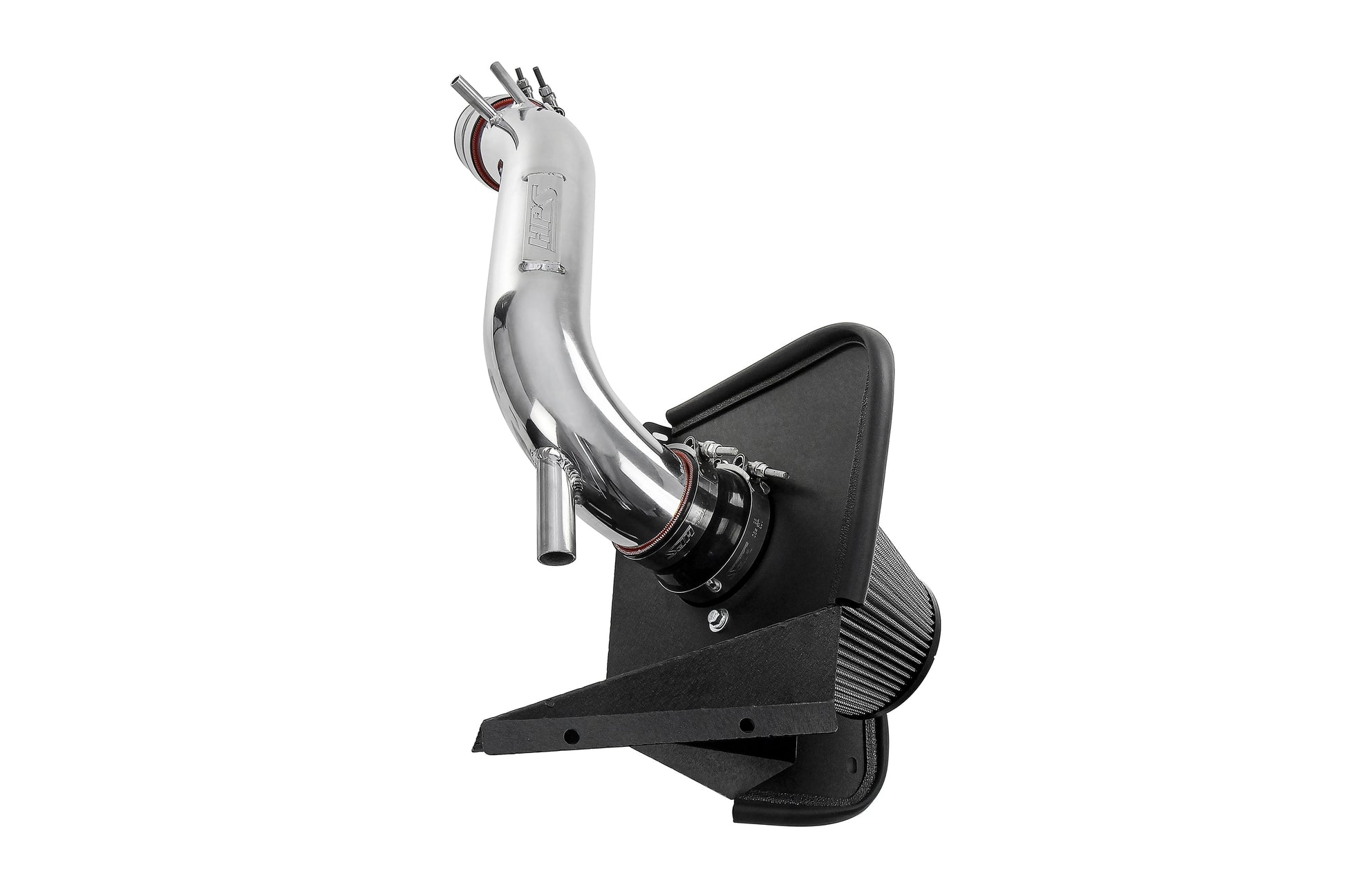HPS Performance Air Intake Kit with Heat Shield Polished 827-713P