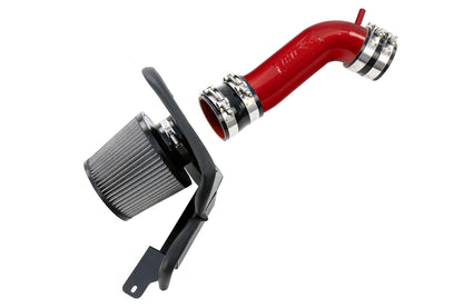 HPS Performance Air Intake Kit with Heat Shield Red 827-715R
