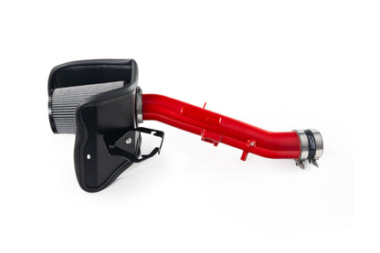 HPS Performance Air Intake Kit with Heat Shield Red 827-718R