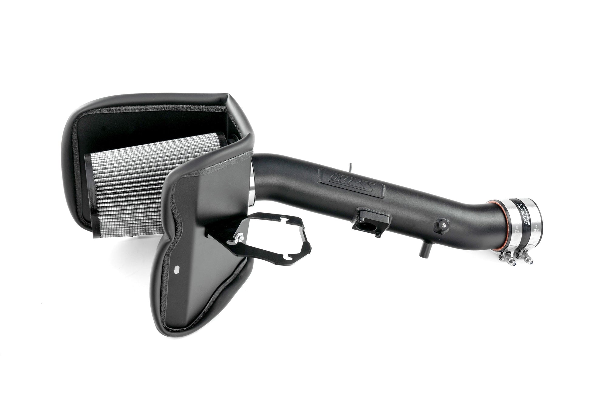 HPS Performance Air Intake Kit with Heat Shield Black 827-718WB
