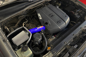 HPS Performance Air Intake Kit with Heat Shield, Blue, 827-718BL