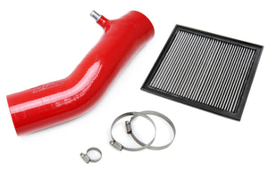 HPS Performance Silicone Air Intake Kit with Drop in Air Filter Red 827-725R