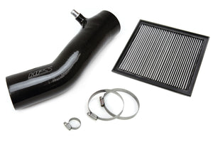 HPS Performance Silicone Air Intake Kit with Drop in Air Filter Black 827-725WB