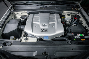 HPS Performance Air Intake Kit with Heat Shield, Red, 827-730R