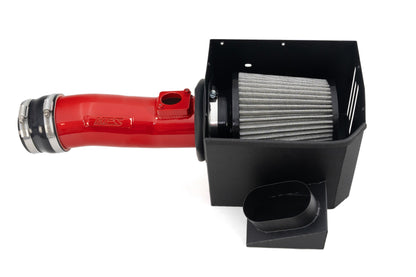 HPS Performance Air Intake Kit with Heat Shield Red 827-731R