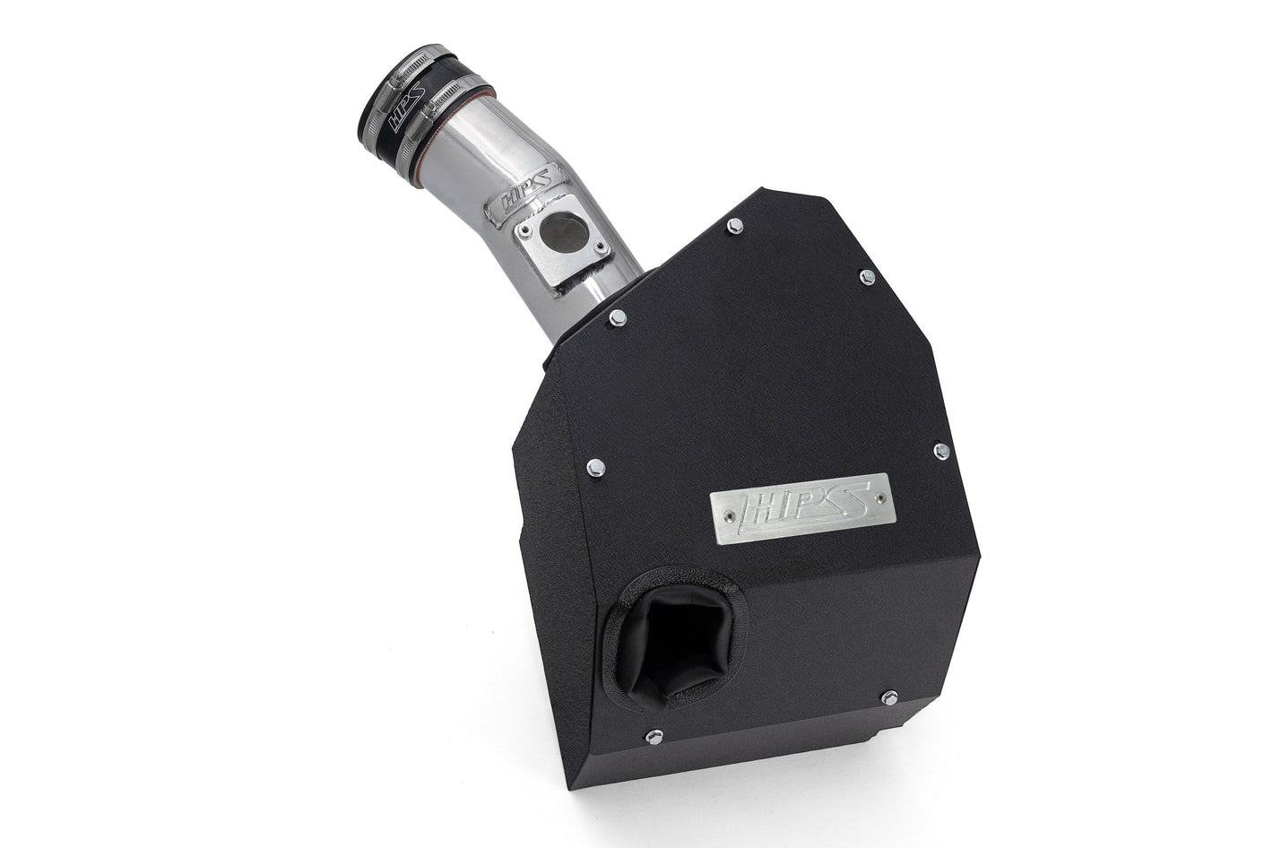 HPS Performance Air Intake Kit with Heat Shield Polished 827-735P