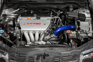 HPS Performance Air Intake Kit with Heat Shield, Blue, 827-737BL