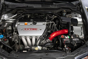 HPS Performance Air Intake Kit with Heat Shield, Red, 827-737R