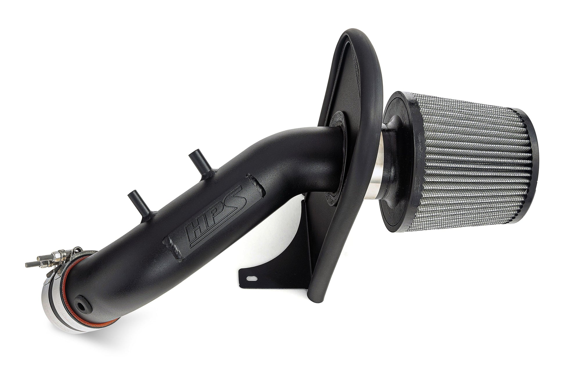 HPS Performance Air Intake Kit with Heat Shield Black 827-737WB