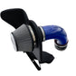 HPS Performance Air Intake Kit with Heat Shield, Blue, 827-739BL