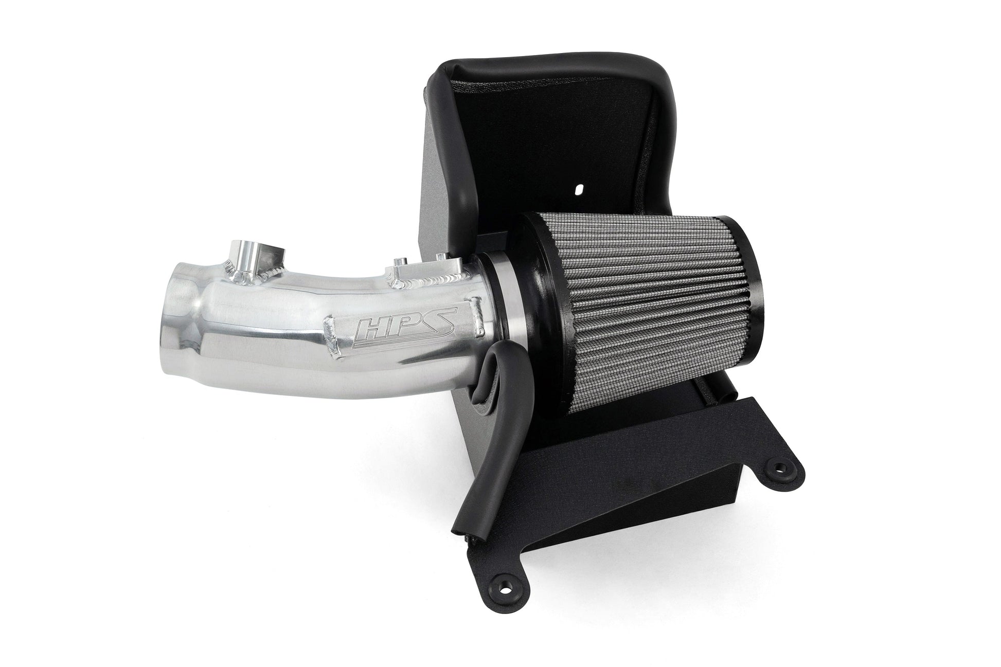 HPS Performance Air Intake Kit with Heat Shield Polished 827-741P