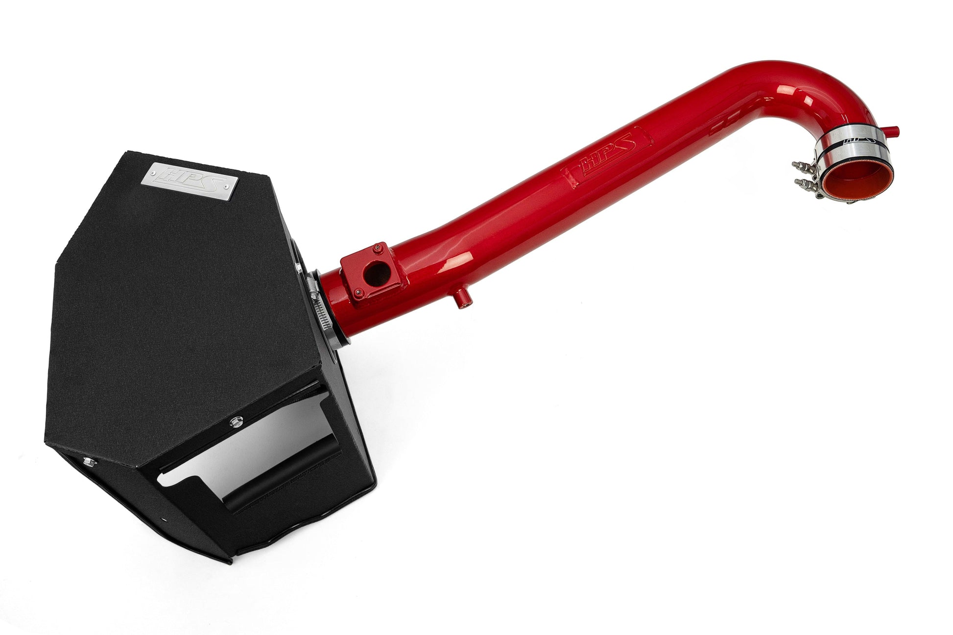 HPS Performance Air Intake Kit with Heat Shield Red 827-769R