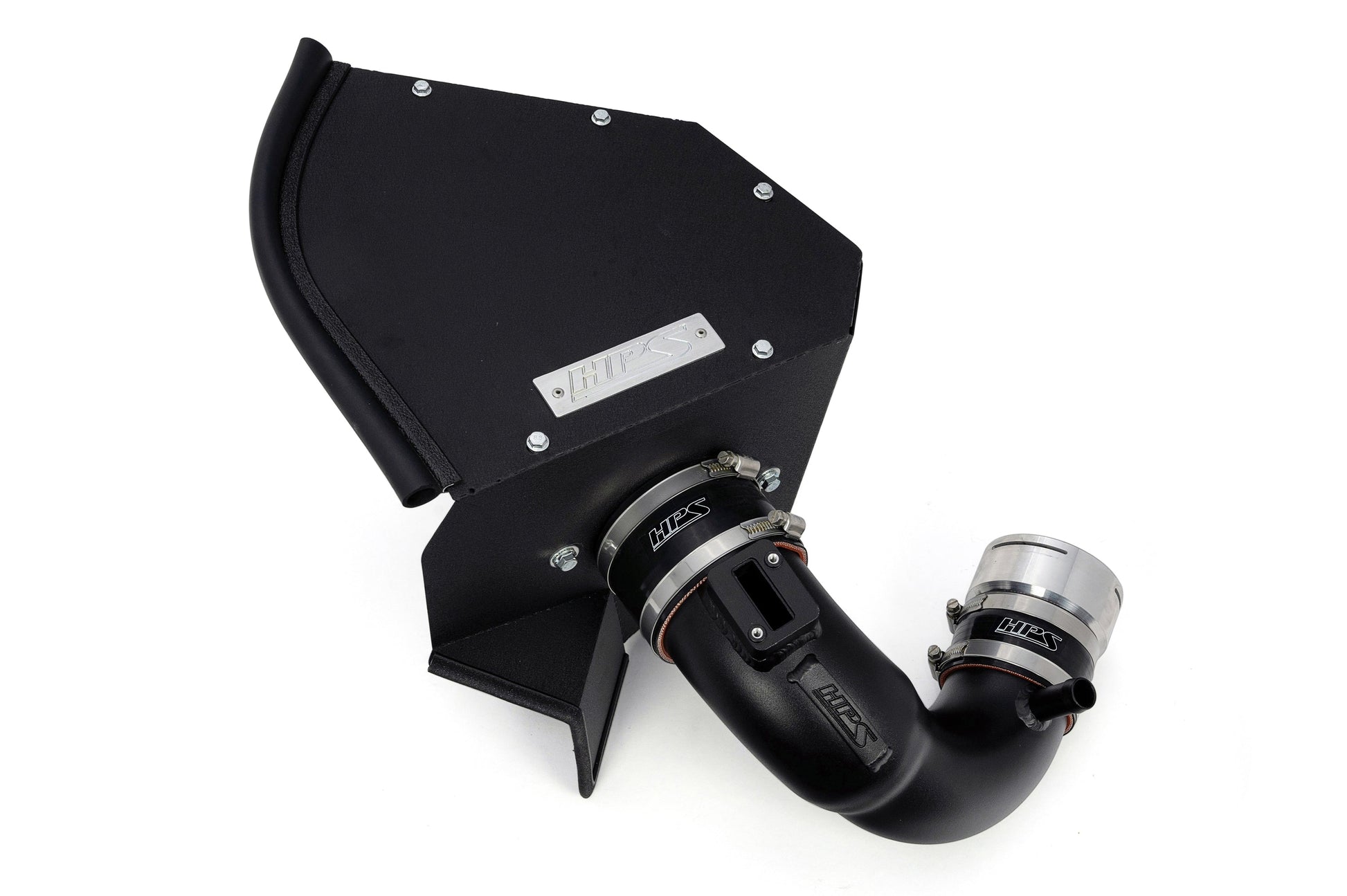 HPS Performance Air Intake Kit with Heat Shield Black 827-771WB