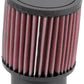 K&N Filter Universal Rubber Round Straight Filter 20 Deg Angled 2-7/16in Flange 3-3/4in OD 4in H