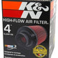 K&N Universal Air Filter (4in. Flange / 6in. Base OD / 4-5/8in. Top OD / 6in. Height)